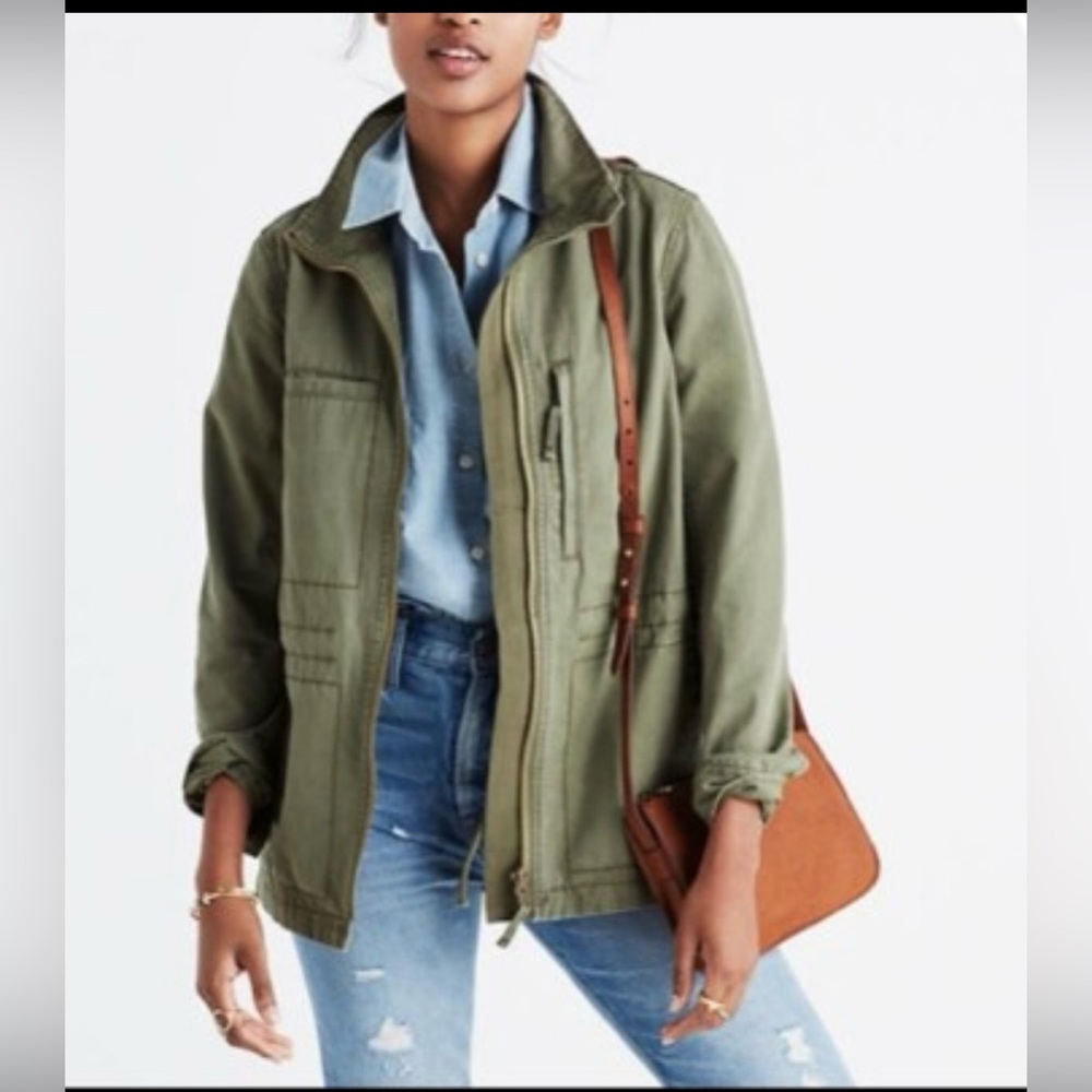 Madewell Fleet Olive Green Utility Jacket XS